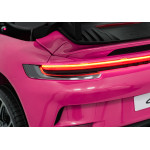 Elektrické autíčko 911 Porsche GT3 STRONG MP4 - dvojmiestne, ružová